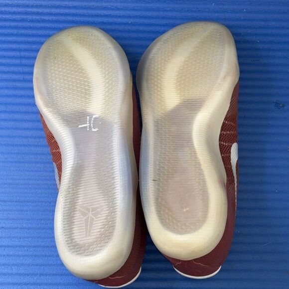 Size 18- Men’s Nike Kobe 11 XI TB Team Red Silver Sneakers Shoes 856485-662 - Picture 8 of 8
